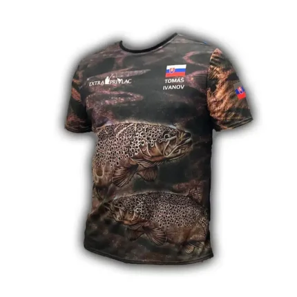 Termoaktivní rybářský dres Extraprívlač - Pstruh