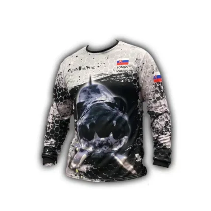 Termoaktivní rybářský dres Extraprívlač - Candát