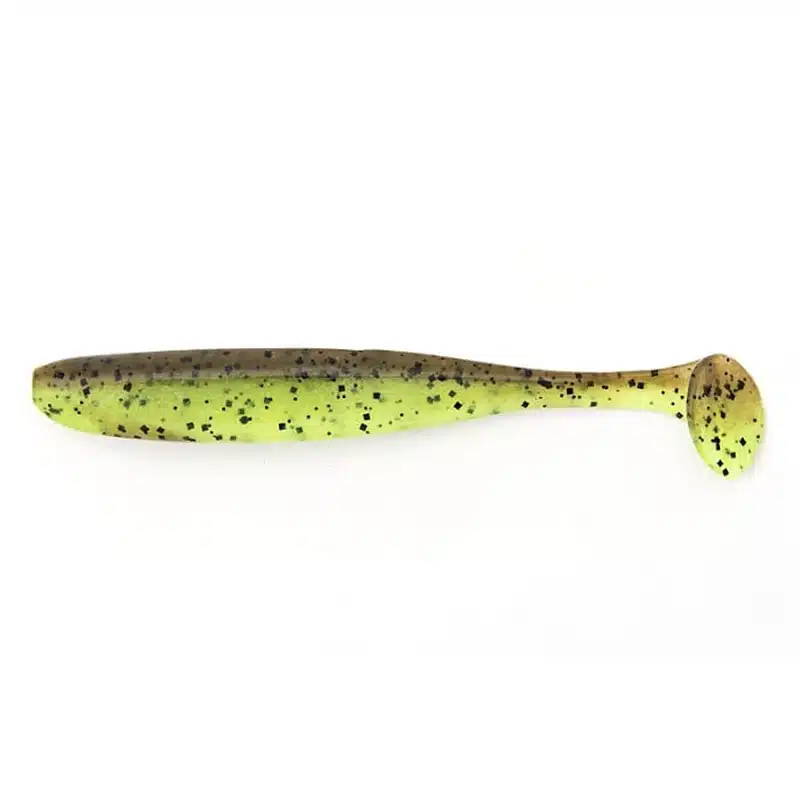 Keitech Easy Shiner - 401T Green Pumpkin Chartreuse