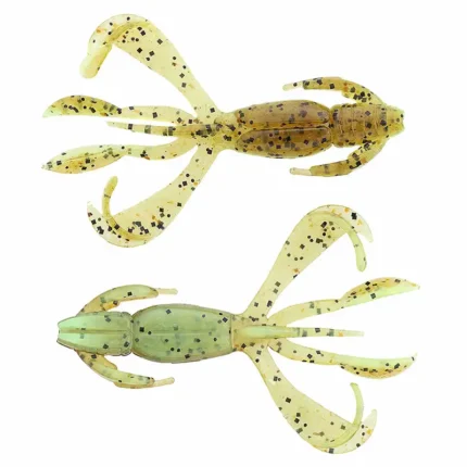 Keitech Crazy Flapper - 401T Green Pumpkin Chartreuse