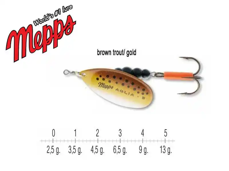 Mepps Aglia Brown Trout - Obrázek 2